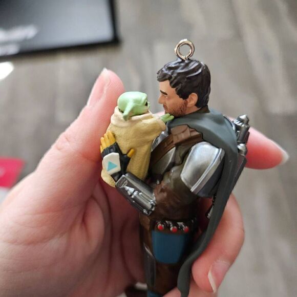 NIB 2022 Hallmark Baby Yoda Ornament - Picture 6 of 8